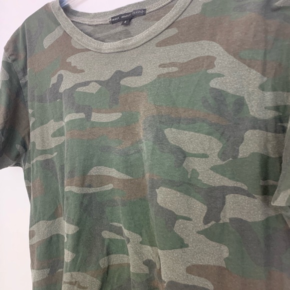 Truly Madly Deeply Khaki Green Camouflage T-Shirt - Picture 11 of 14